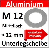 M12 Versand kostenlos Aluminum Scheibe