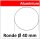 ALU Ronde &Oslash;40mm 8143-08 Alu Scheibe AR_&Oslash;40mm 1 St&uuml;ck 1,0mm
