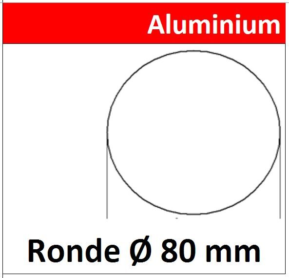 ALU Ronde &Oslash;80mm 8143-11 Alu Scheibe AR_&Oslash;80mm 1 St&uuml;ck 1,0mm
