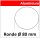ALU Ronde &Oslash;80mm 8143-11 Alu Scheibe AR_&Oslash;80mm 1 St&uuml;ck 1,0mm