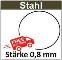 Stahl Ronde &Oslash;40mm 8150 SR40/0/0,5mm Versand kostenlos SR_&Oslash;40mm 1 St&uuml;ck