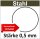 Stahl Ronde &Oslash;40mm 8150 SR40/0/0,5mm Versand kostenlos SR_&Oslash;40mm 1 St&uuml;ck