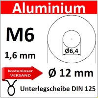 Unterlegscheibe Aluminium 8164  AU/1-M3-20/mm kostenloser Versand