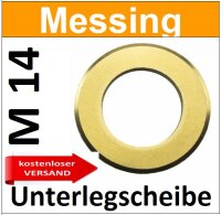 Unterlegscheibe Messing M14mm 8177 MU/1-M14mm kostenloser Versand