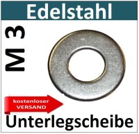 Unterlegscheibe Edelstahl M3mm 8178 EU/1-M3mm kostenloser Versand