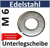 Unterlegscheibe Edelstahl M6mm 8181 EU/1-M6mm kostenloser Versand
