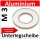 Unterlegscheibe Aluminium M3mm 8192 AU/1-M3mm kostenloser Versand