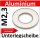 Unterlegscheibe Aluminium M2,3mm 8194 AU/1-M2,3mm kostenloser Versand
