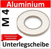 Unterlegscheibe Aluminium M4mm 8195 AU/1-M4mm kostenloser...