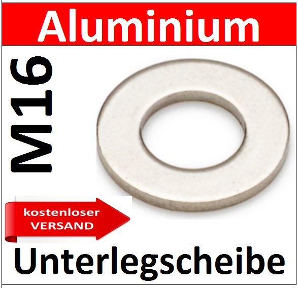 Unterlegscheibe Aluminium M16mm 8203 AU/1-M16mm kostenloser Versand