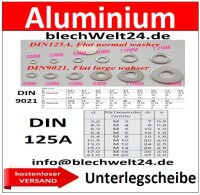Unterlegscheibe Aluminium M20mm 8204 AU/1-M20mm kostenloser Versand