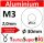 Unterlegscheibe Aluminium &Oslash;30 M3mm 8206 AU_SB/1-M3mm kostenloser Versand 