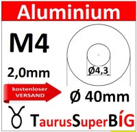 AU-SB M4 Unterlegscheibe &Oslash;40mm 8210 AU-SB40/1-4,3/2,0mm SuperBig kostenloser Versand