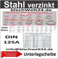 Unterlegscheibe verzinken Stahl M12mm 8224...