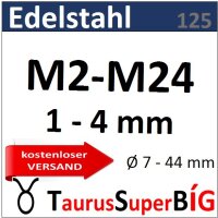 Unterlegscheibe Edelstahl 8237 M16mm kostenloser Versand 3 St&uuml;ck