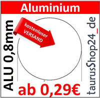 ALU Ronde &Oslash;80mm 25 St&uuml;ck 8241 AR80/0/0,8mm  Alu Scheibe kostenloser Versand 