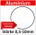 ALU Ronde &Oslash;60x3,0mm 8344-056 AR60/0/3,0mm 25 St&uuml;ck kostenloser Versand