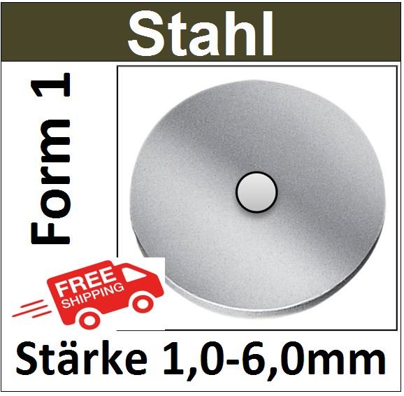 Stahl Ronde Ø10-Ø200mm 8148- Stärke 1,0mm Versand kostenlos