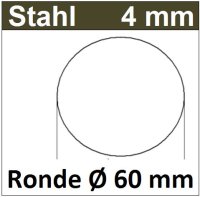 Stahl Ronde &Oslash;60mm 1 St&uuml;ck 8245-11...