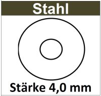 Stahl Ronde &Oslash;60mm+&Oslash;8,8mm Mittelloch 8247-00 SR60/1/8,8/4,0mm Versand kostenlos