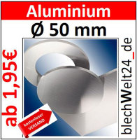 ALU Ronde &Oslash;50x3mm &Oslash;4,3mm1Loch 8262- AluUnterlegscheibe AR50/1-4,3/3,0mm taurusShop24_de