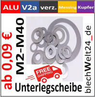 ALU Ronde &Oslash;15x1,0mm 5 St&uuml;ck 8284 AR15/0/1,0mm blechwelt24_de kostenloser Versand 