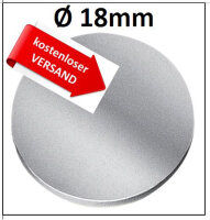 ALU Ronde &Oslash;18x1,0mm 5 St&uuml;ck 8284 AR18/0/1,0mm blechwelt24_de kostenloser Versand 