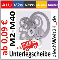 ALU Ronde &Oslash;18x1,0mm 5 St&uuml;ck 8284 AR18/0/1,0mm blechwelt24_de kostenloser Versand 