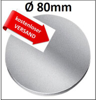 ALU Ronde &Oslash;80x1,0mm 25 St&uuml;ck 8284 AR80/0/1,0mm blechwelt24_de kostenloser Versand 