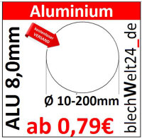 AluRonde &Oslash;50x2mm 1 Stck. 9484 blechwelt24_de Alu Blech Scheibe