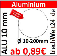 AluRonde &Oslash;50x2mm 1 Stck. 9484 blechwelt24_de Alu Blech Scheibe