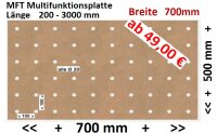 Lochrasterplatte 120 cm x 70 cm Arbeitsplatte Werkbank...