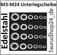 ALU Stahl Edelstahl Unterlegscheibe &Oslash;7-150 x1,0-10,0mm 1548 U-Scheibe