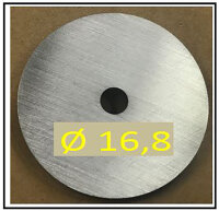 ALU Ronde &Oslash;80x3mm 1Loch 1441- AluUnterlegscheibe AR80/1/16,8/3,0mm taurusShop24_de